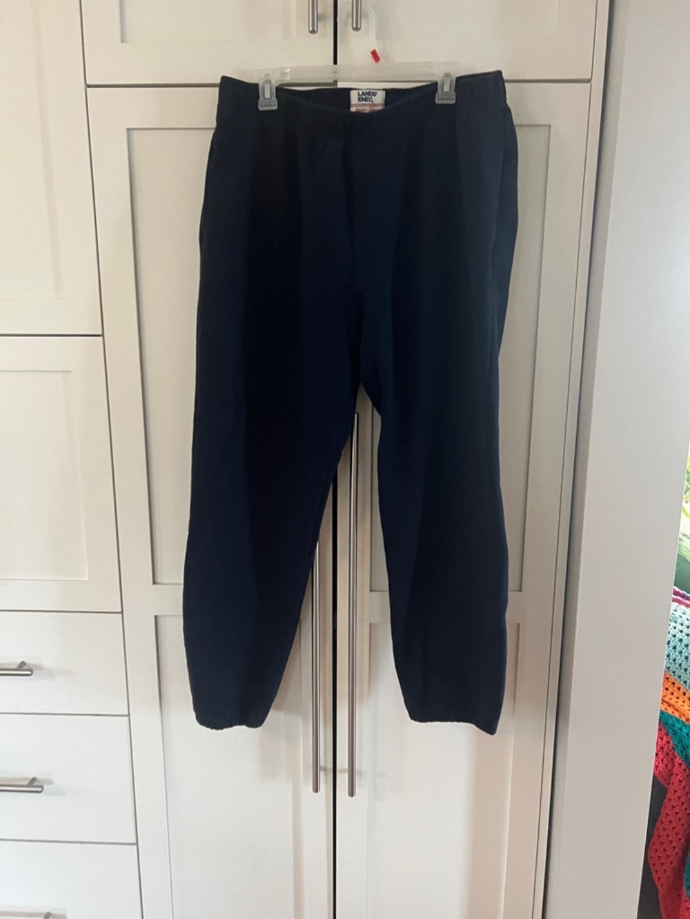 Lands' End Men's Navy Sweatpants